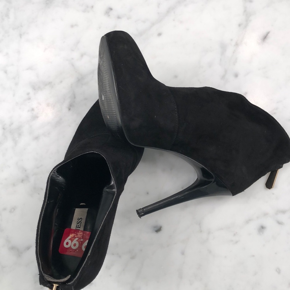 Guess bootie heels
